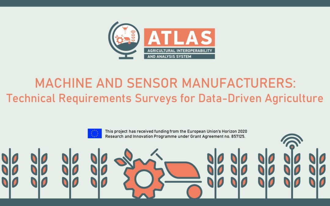 Machine and Sensor Manufacturers: Technical Requirements Surveys for Data-Driven Agriculture