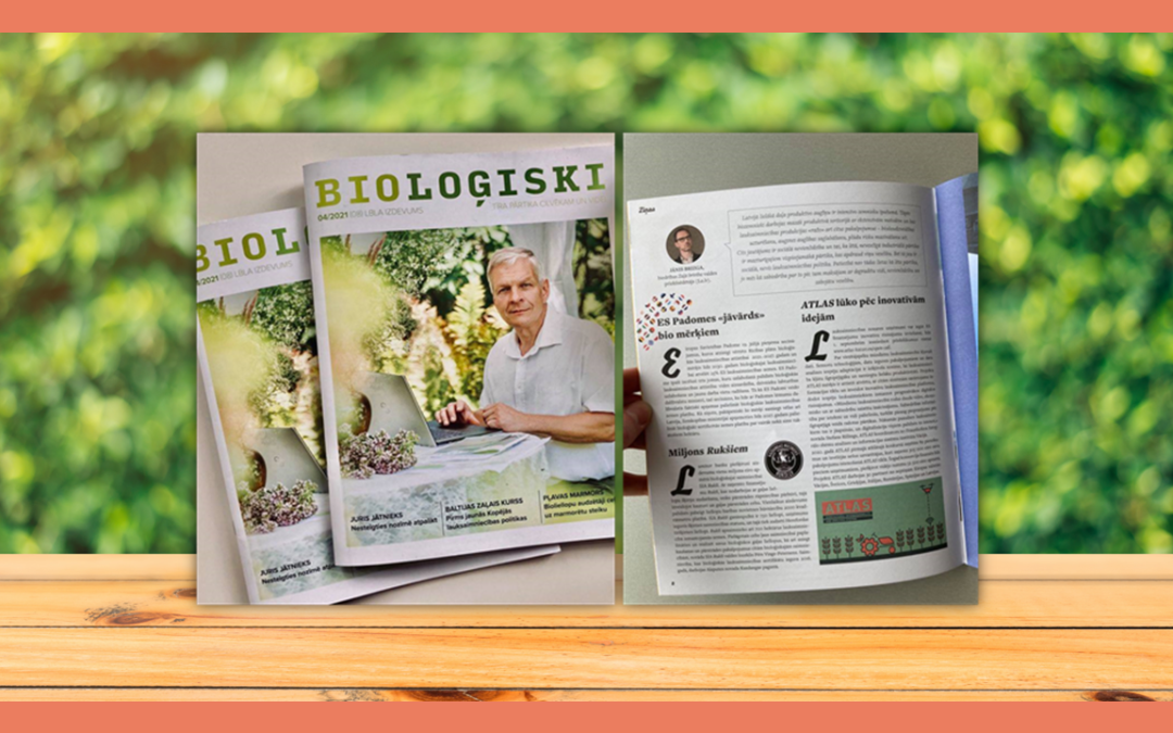 Τhe Latvian magazine ‘BIOLOGICAL’ hosts one more piece on ATLAS